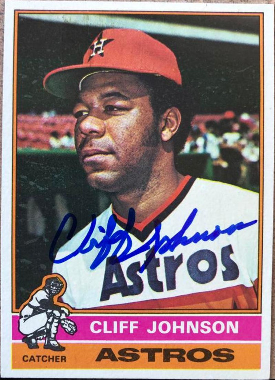 Cliff Johnson Autographed 1976 Topps #249
