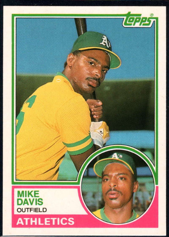 1983 Topps Traded #24T Mike Davis VG Oakland Athletics 