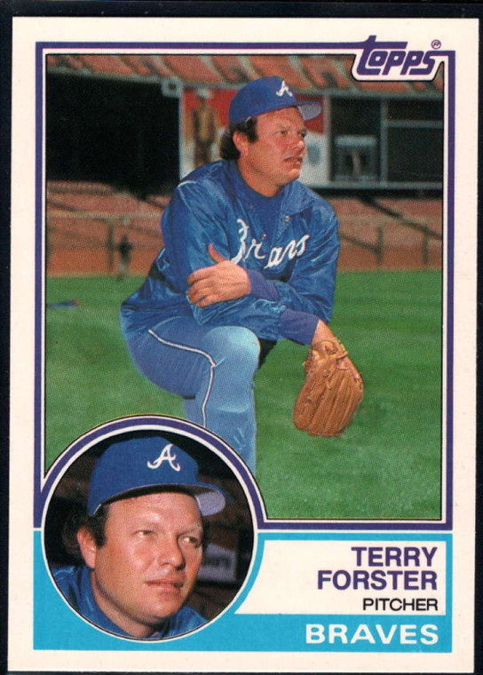 1983 Topps Traded #33T Terry Forster VG Atlanta Braves 