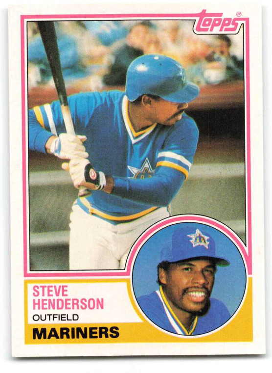 1983 Topps Traded #42T Steve Henderson VG Seattle Mariners 