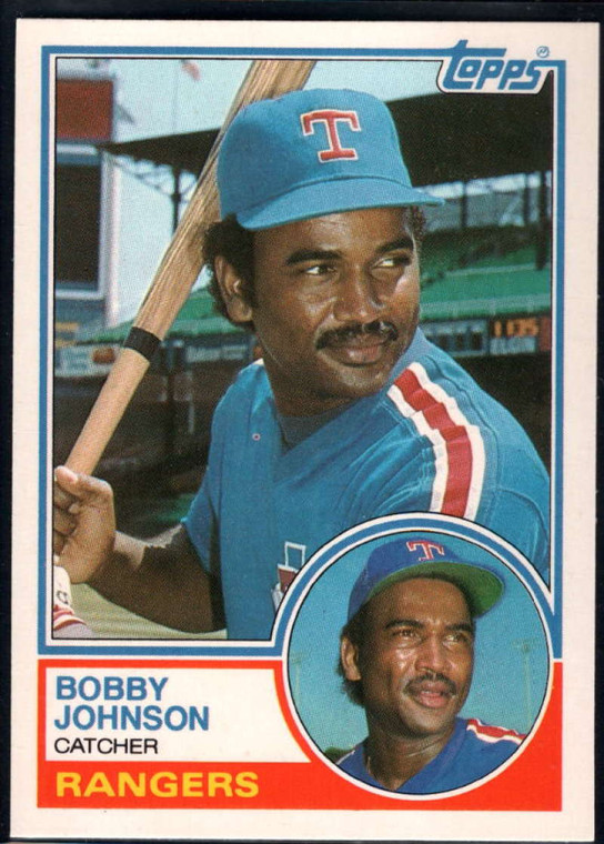 1983 Topps Traded #48T Bobby Johnson VG Texas Rangers 