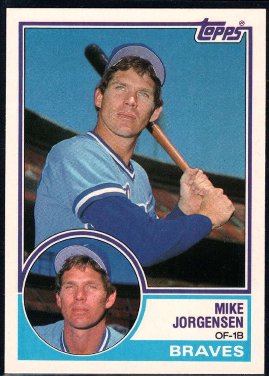 1983 Topps Traded #51T Mike Jorgensen VG Atlanta Braves 