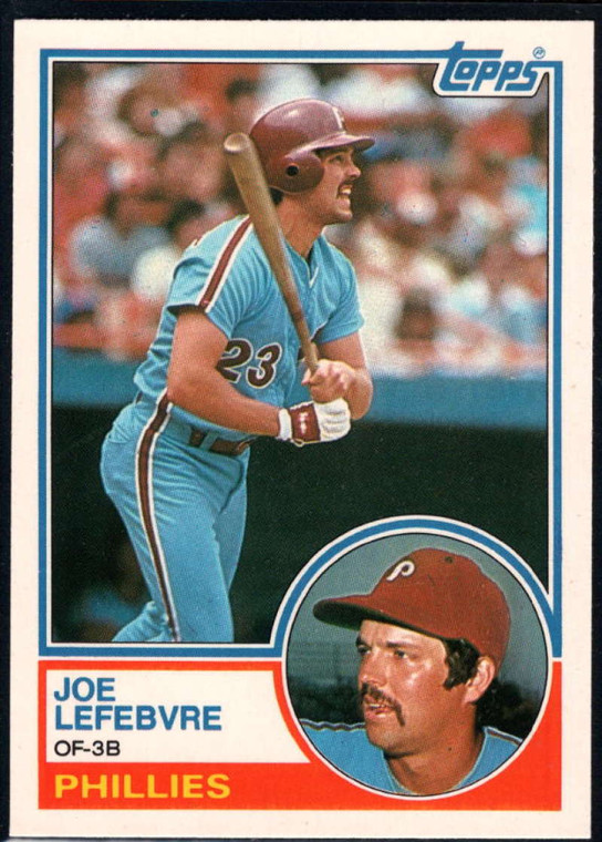 SOLD 33167 1983 Topps Traded #61T Joe Lefebvre VG Philadelphia Phillies 