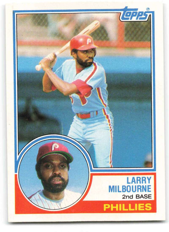 1983 Topps Traded #72T Larry Milbourne VG Philadelphia Phillies 