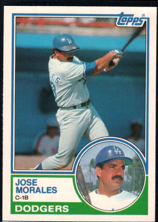 1983 Topps Traded #75T Jose Morales VG Los Angeles Dodgers 