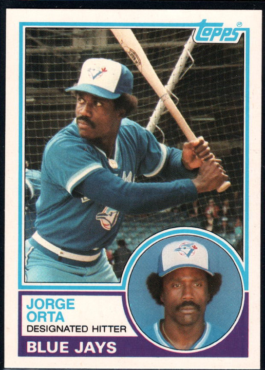 1983 Topps Traded #82T Jorge Orta VG Toronto Blue Jays 