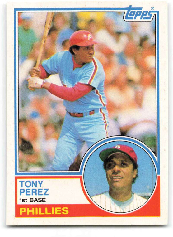 1983 Topps Traded #85T Tony Perez VG Philadelphia Phillies 