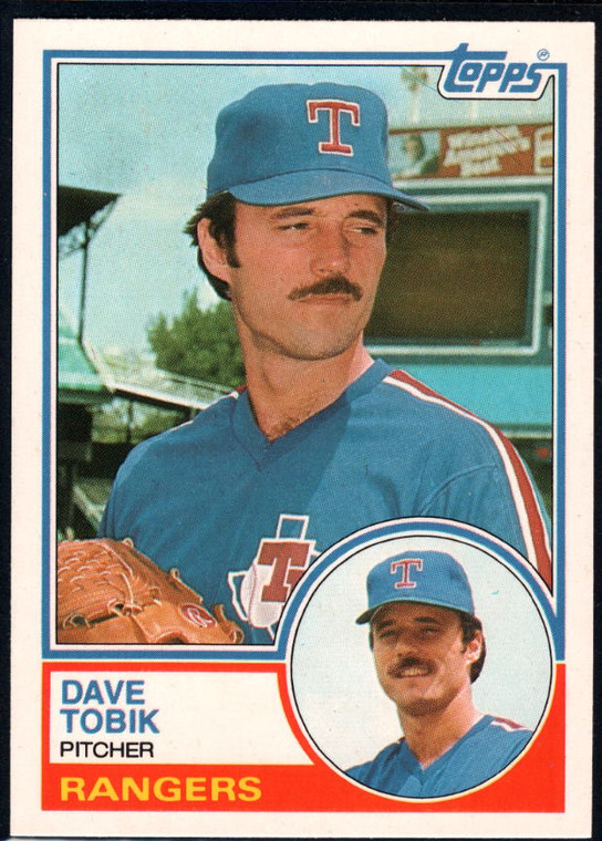 1983 Topps Traded #113T Dave Tobik VG Texas Rangers 