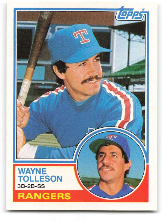 1983 Topps Traded #114T Wayne Tolleson VG Texas Rangers 