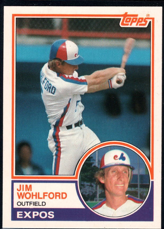 1983 Topps Traded #128T Jim Wohlford VG Montreal Expos 