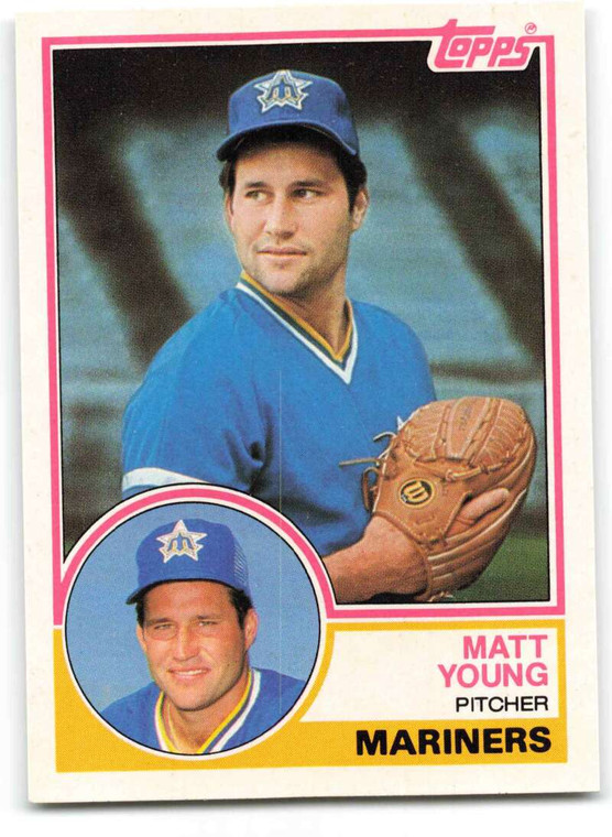 1983 Topps Traded #129T Matt Young VG RC Rookie Seattle Mariners 