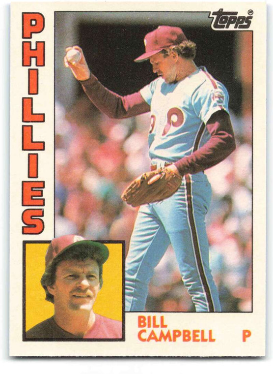 1984 Topps Traded #22T Bill Campbell VG Philadelphia Phillies 