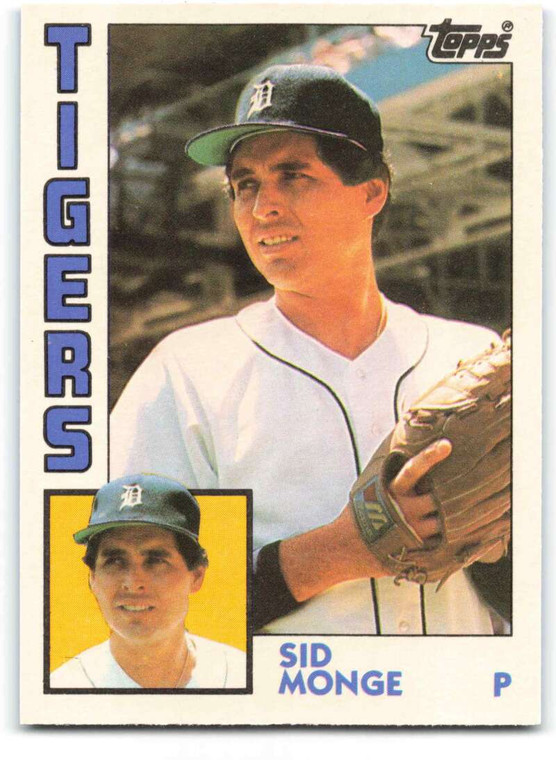 1984 Topps Traded #80T Sid Monge VG Detroit Tigers 