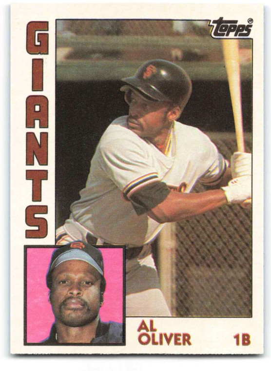 1984 Topps Traded #87T Al Oliver VG San Francisco Giants 