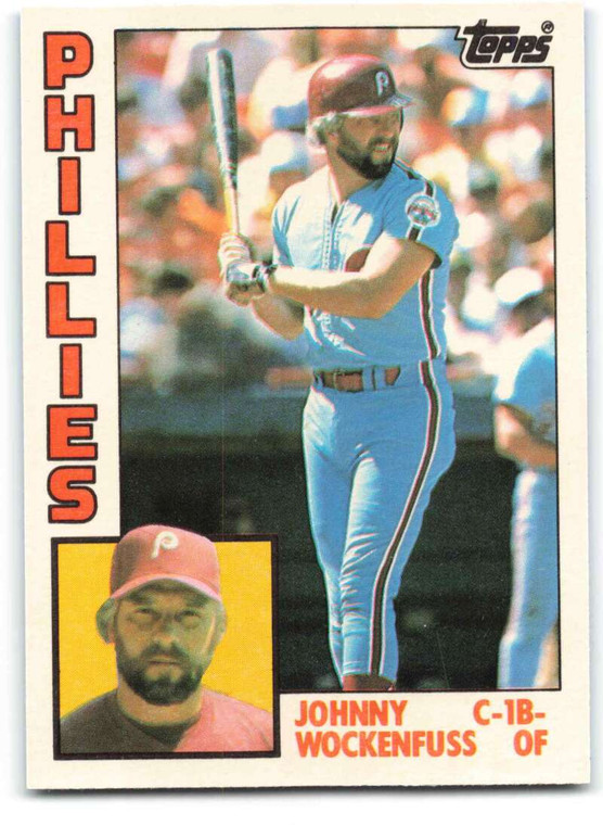 1984 Topps Traded #130T John Wockenfuss VG Philadelphia Phillies 