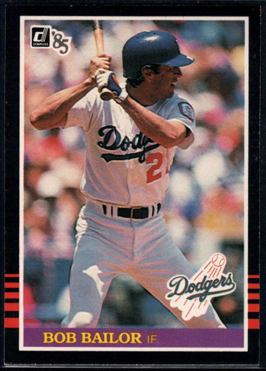 1985 Donruss #397 Bob Bailor VG Los Angeles Dodgers 