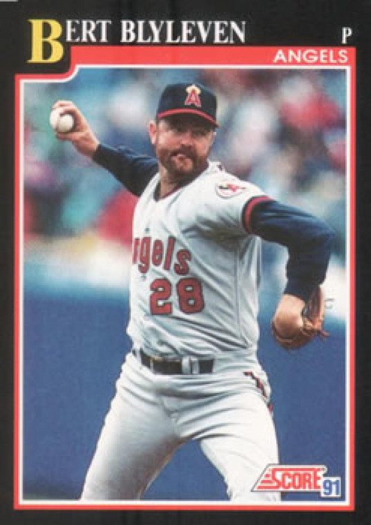 1991 Score #235 Bert Blyleven VG California Angels 