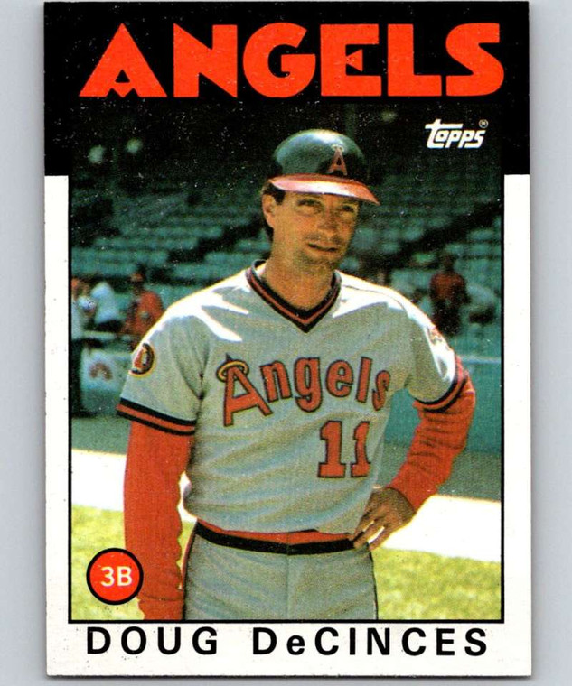 1986 Topps #257 Doug DeCinces VG California Angels 