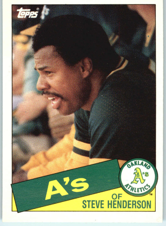 1985 Topps Traded #50T Steve Henderson NM-MT Oakland Athletics 