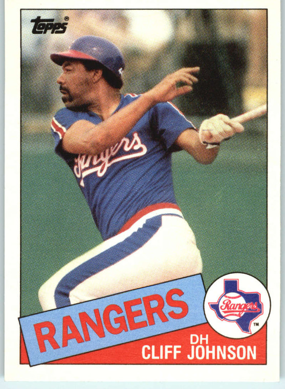 1985 Topps Traded #63T Cliff Johnson NM-MT Texas Rangers 