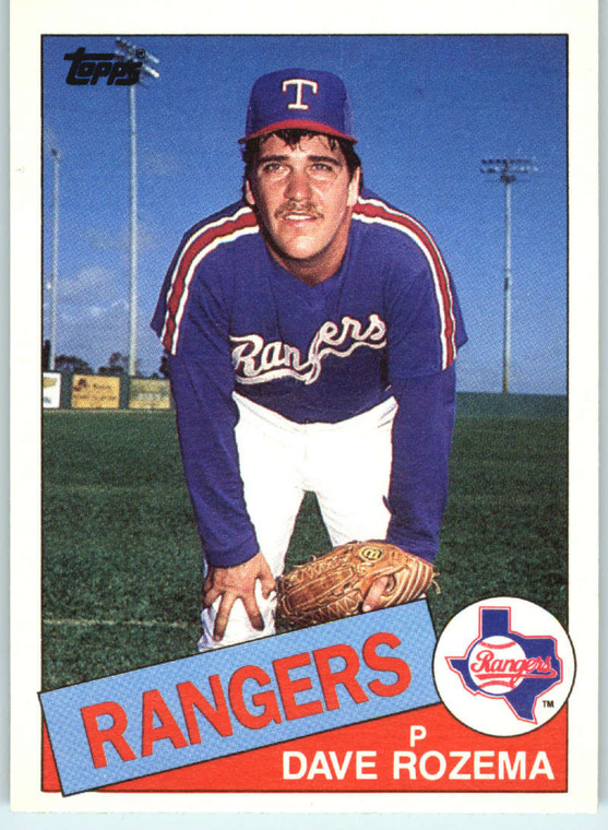 1985 Topps Traded #97T Dave Rozema NM-MT Texas Rangers 