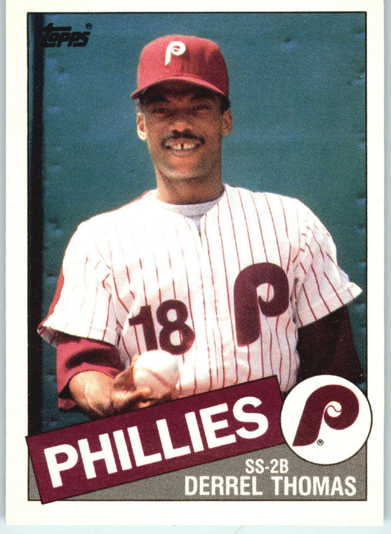1985 Topps Traded #121T Derrel Thomas NM-MT Philadelphia Phillies 