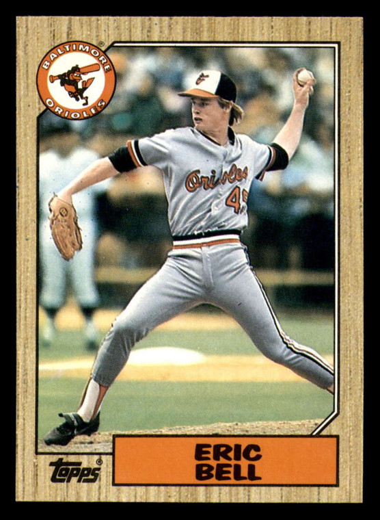 1987 Topps Traded #3T Eric Bell NM-MT RC Rookie Baltimore Orioles 