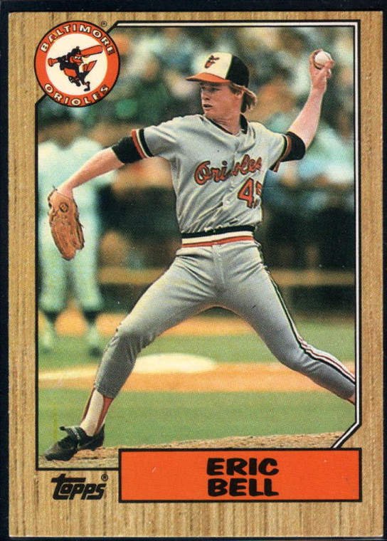 1987 Topps Traded #3T Eric Bell NM-MT RC Rookie Baltimore Orioles 