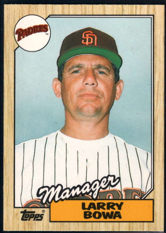 1987 Topps Traded #8T Larry Bowa MG NM-MT San Diego Padres 