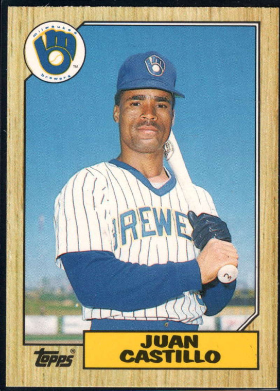 1987 Topps Traded #20T Juan Castillo NM-MT RC Rookie Milwaukee Brewers 