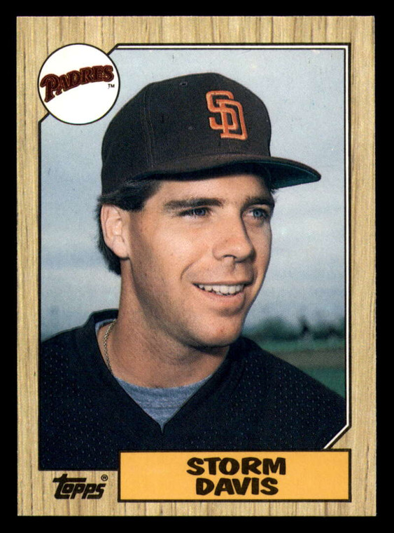 1987 Topps Traded #26T Storm Davis NM-MT San Diego Padres 