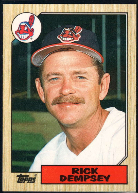 1987 Topps Traded #28T Rick Dempsey NM-MT Cleveland Indians 