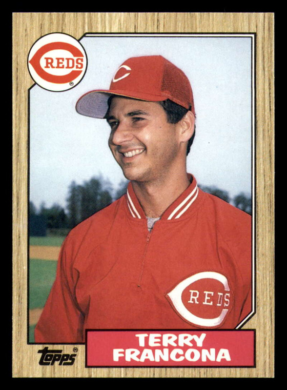 1987 Topps Traded #34T Terry Francona NM-MT Cincinnati Reds 