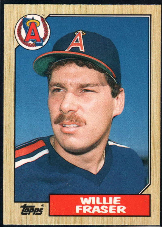 1987 Topps Traded #35T Willie Fraser NM-MT California Angels 