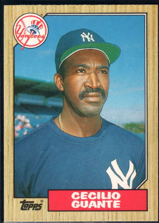 1987 Topps Traded #40T Cecilio Guante NM-MT New York Yankees 