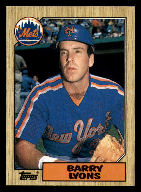 1987 Topps Traded #68T Barry Lyons NM-MT RC Rookie New York Mets 