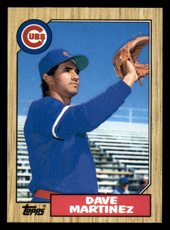 1987 Topps Traded #73T Dave Martinez NM-MT RC Rookie Chicago Cubs 