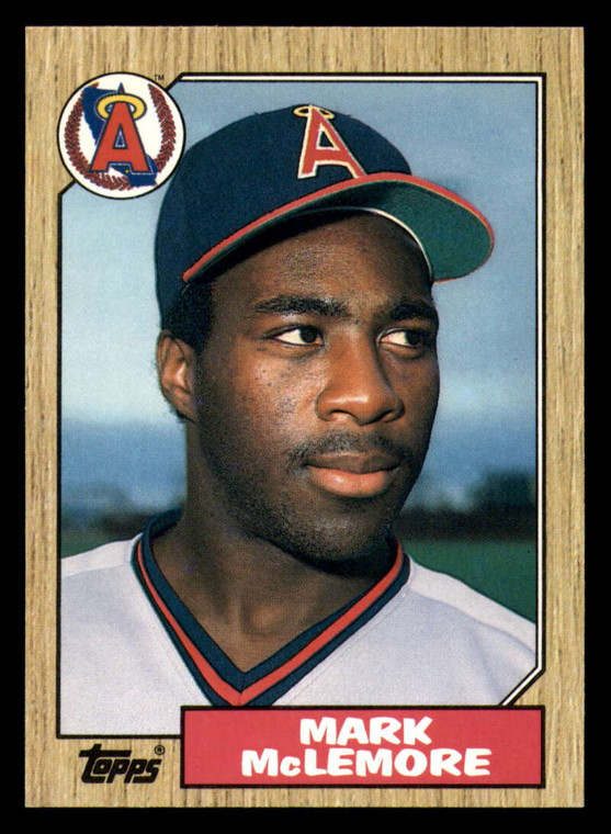 1987 Topps Traded #75T Mark McLemore NM-MT California Angels 