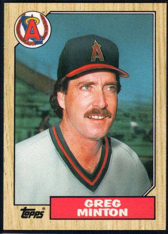 1987 Topps Traded #79T Greg Minton NM-MT California Angels 