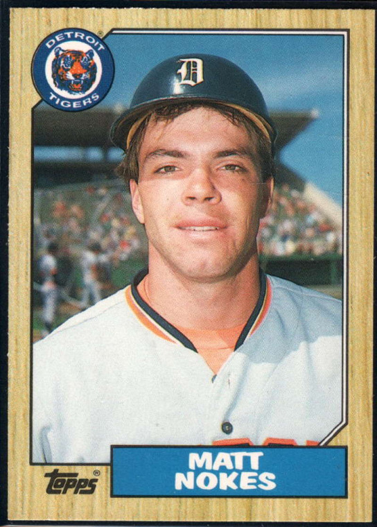 SOLD 95749 1987 Topps Traded #91T Matt Nokes NM-MT RC Rookie Detroit Tigers 