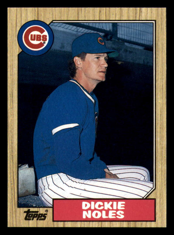 1987 Topps Traded #92T Dickie Noles NM-MT Chicago Cubs 