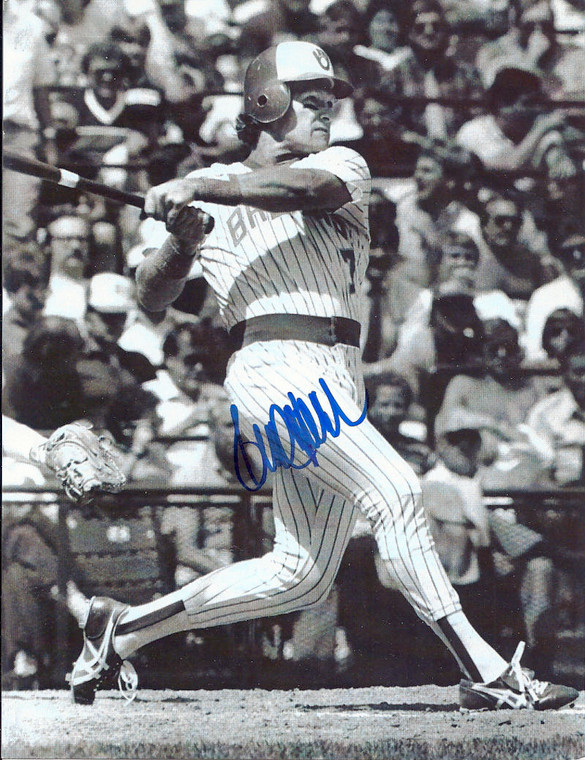 Paul Householder Autographed Milwaukee Brewers 5 x 7 Photo Very Tough Autograph