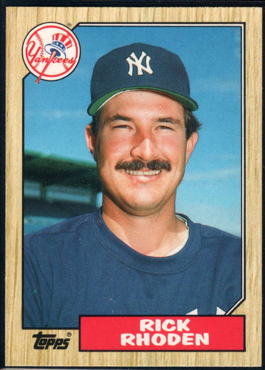 1987 Topps Traded #101T Rick Rhoden NM-MT New York Yankees 