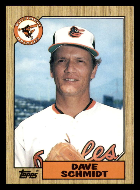 1987 Topps Traded #110T Dave Schmidt NM-MT Baltimore Orioles 