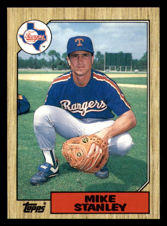 1987 Topps Traded #116T Mike Stanley NM-MT RC Rookie Texas Rangers 