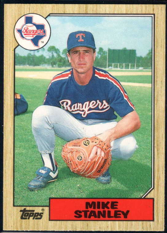 1987 Topps Traded #116T Mike Stanley NM-MT RC Rookie Texas Rangers 