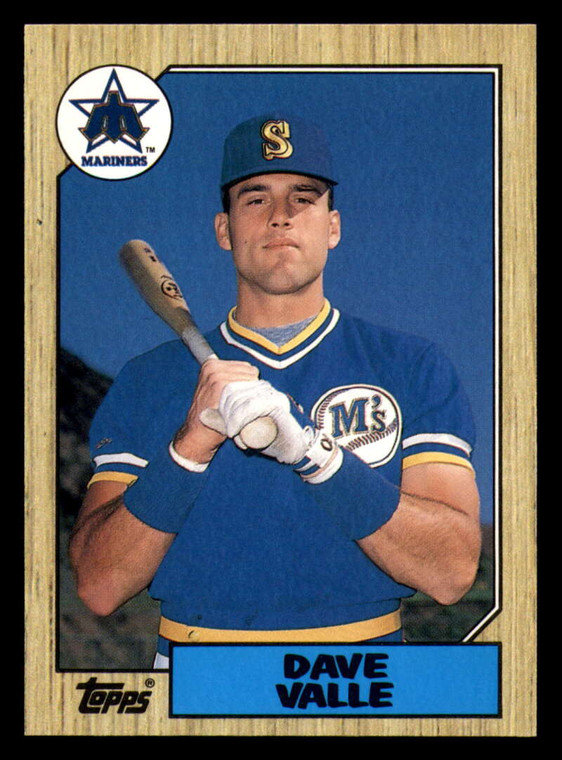 1987 Topps Traded #122T Dave Valle NM-MT RC Rookie Seattle Mariners 