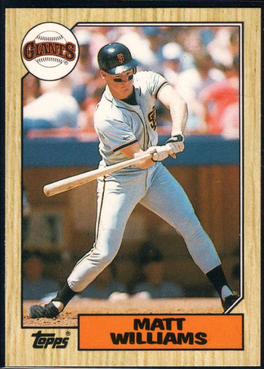 SOLD 95787 1987 Topps Traded #129T Matt Williams NM-MT RC Rookie San Francisco Giants 