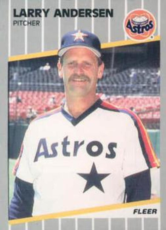 1989 Fleer #349 Larry Andersen VG Houston Astros 