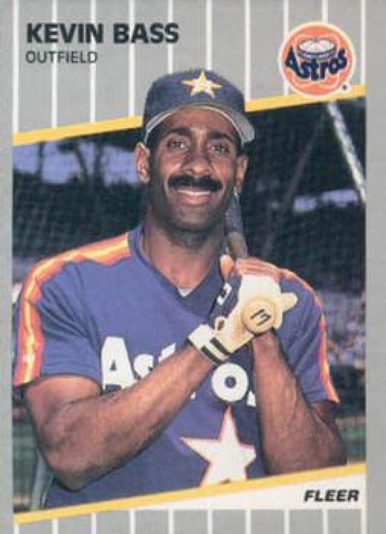 1989 Fleer #351 Kevin Bass VG Houston Astros 